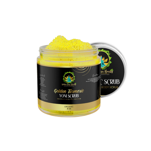 Turmeric Body Scrub - Yoni Scrub | Shop Golden Oasis Beauty