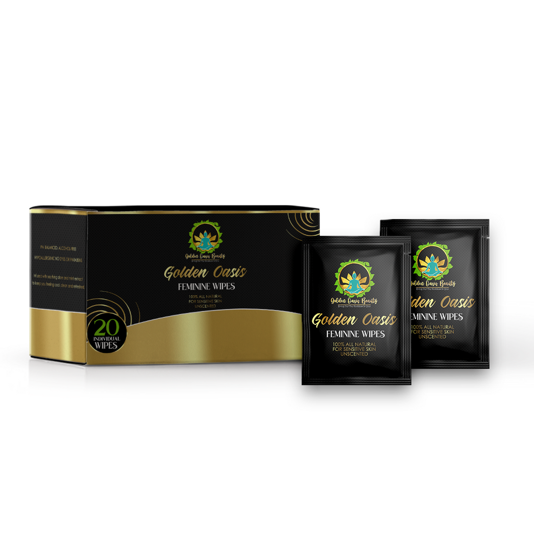 Golden Oasis Feminine Wipes